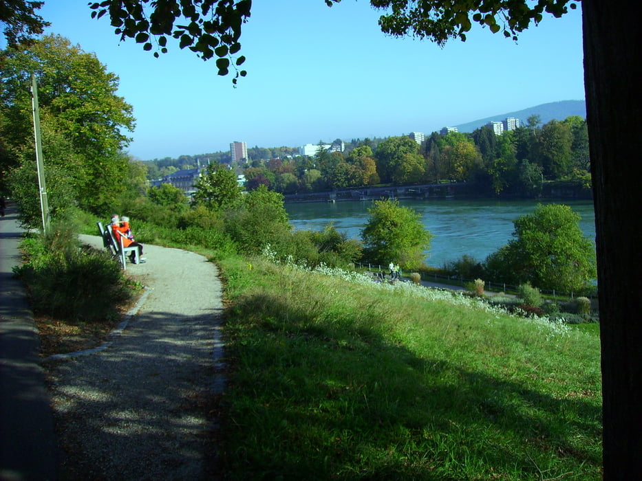 Rheintalradweg Oberrhein Waldshut - Basel