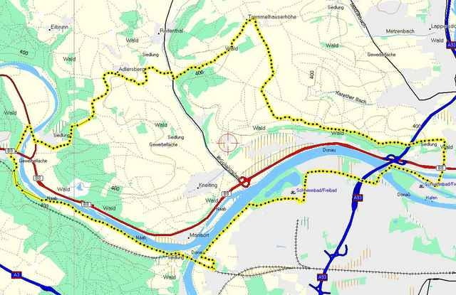 Regensburg - Hügellauf: Adlersberg, Tremmelhauserhöhe