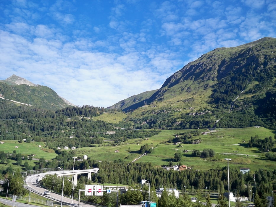 Die alte Gotthard Passtrasse