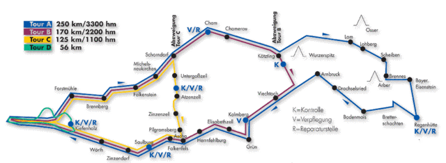 Regensburg - Arber Radmarathon 2006 - Tour B