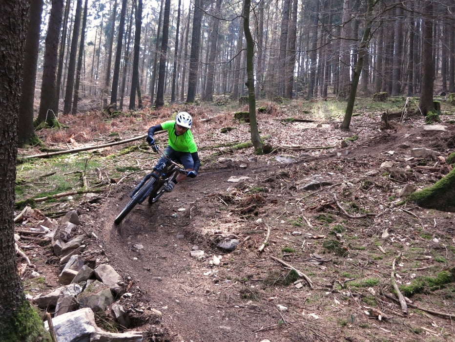 Längster Singletrail im Taunus