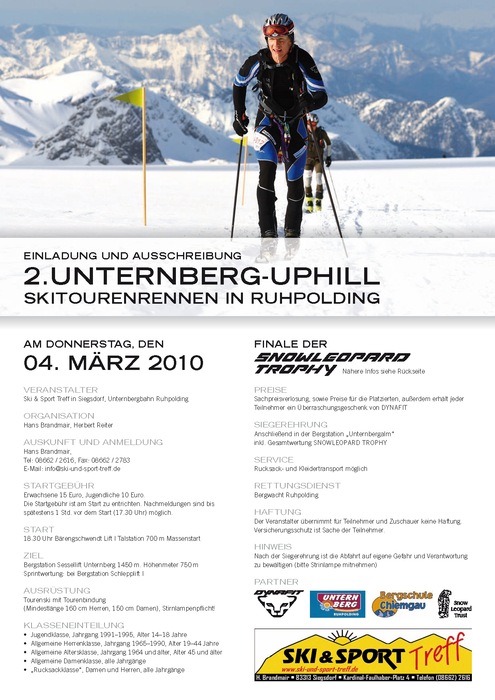 Unternberg-Uphill Skitourenrennen