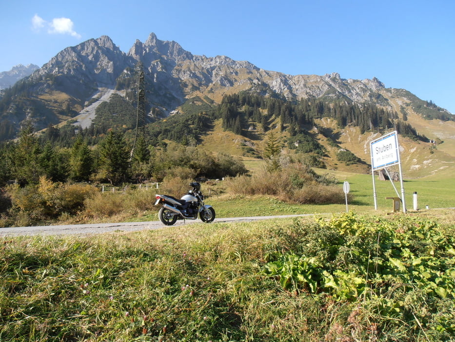Motorradtour Damüls Bludenz Hochtannberg