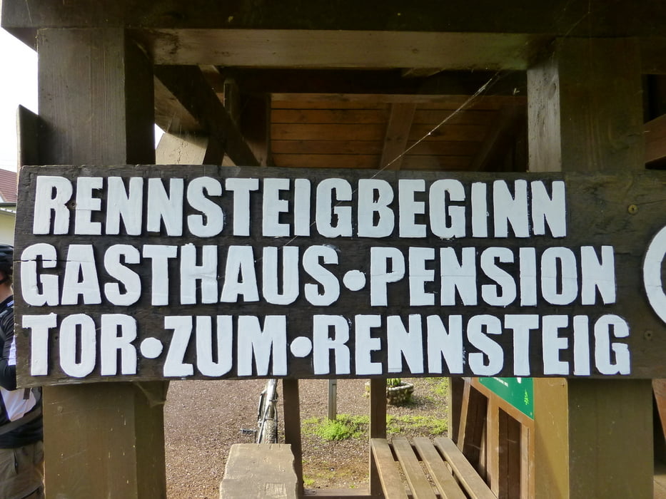 Rennsteig in 3. Tagen Neuhaus am Rennweg - Blankenstein