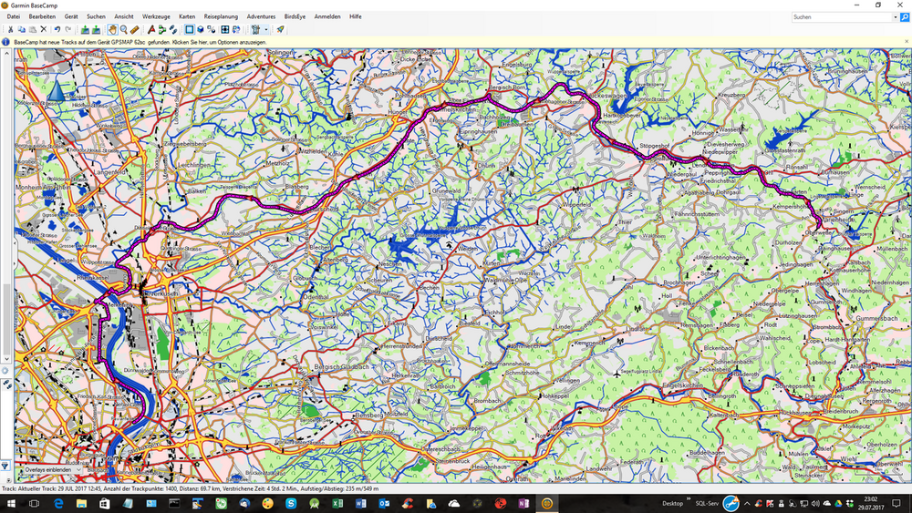 Radtour von Marienheide nach Köln