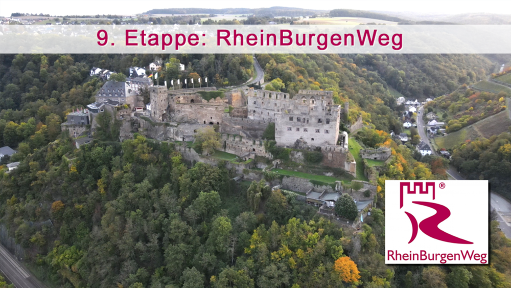 9. Etappe RheinBurgenweg (RBW): Bad Salzig - Sankt Goar