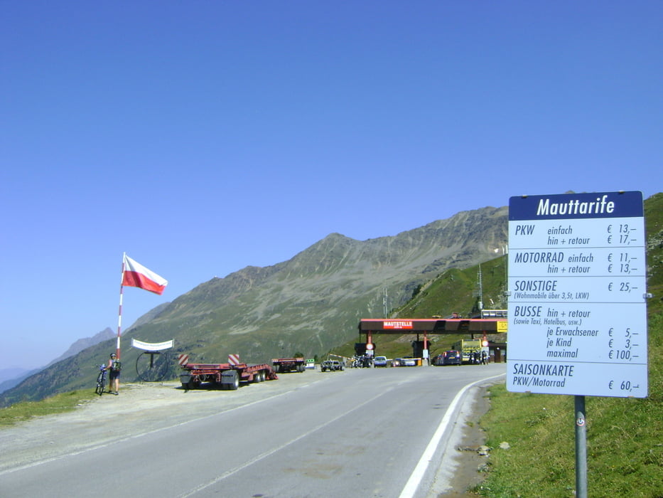 Auffahrt zum Timmelsjoch (passo Rombo)