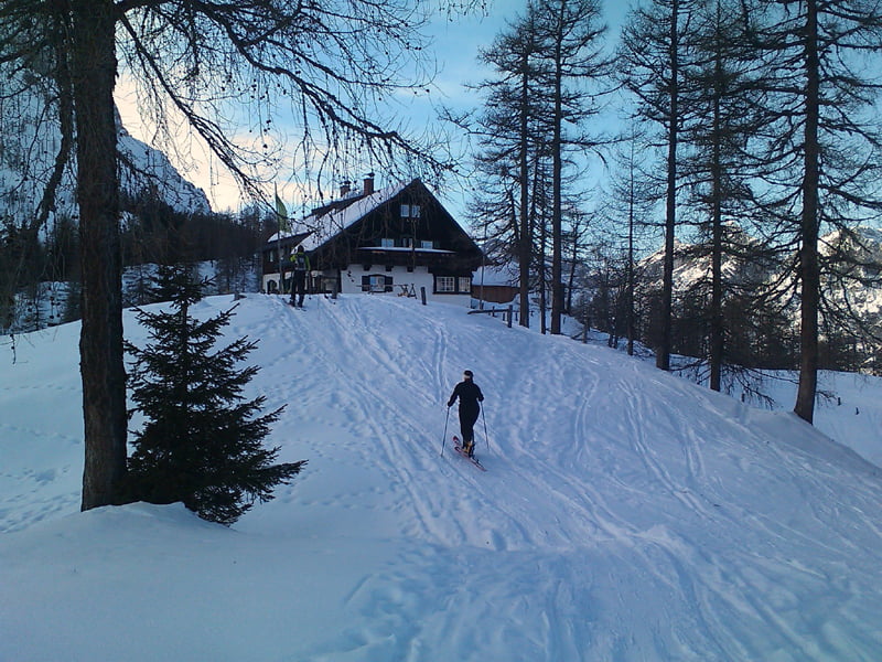 Leichte Skitour auf die Ostpreußenhütte bei Werfen