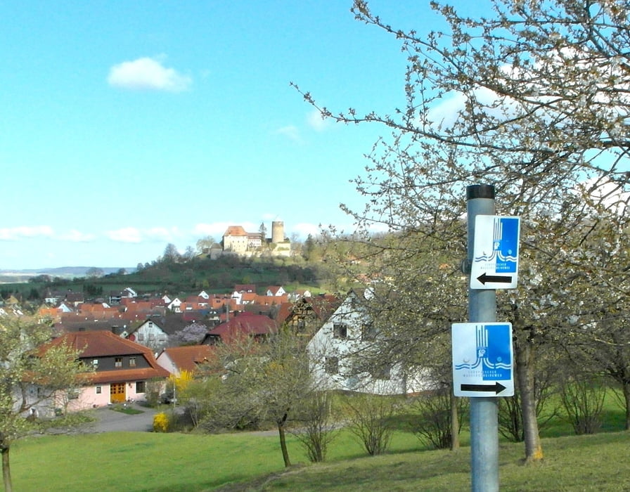 Europäischer Wasserscheideweg von Colmberg nach Wildbad