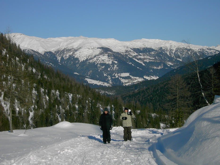 Winterwanderung zur Dreischusterhütte