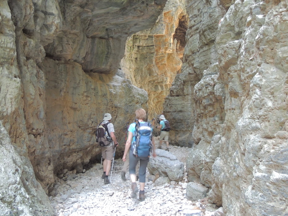 Durch die Imbros-Schlucht