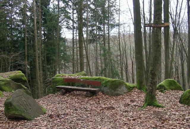 Leimer Runde (klein) mit Jäger aus Kurpfalz