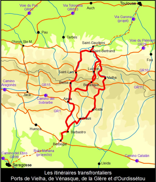 Traversée des Pyrénées Centrales par le Val d'Aran