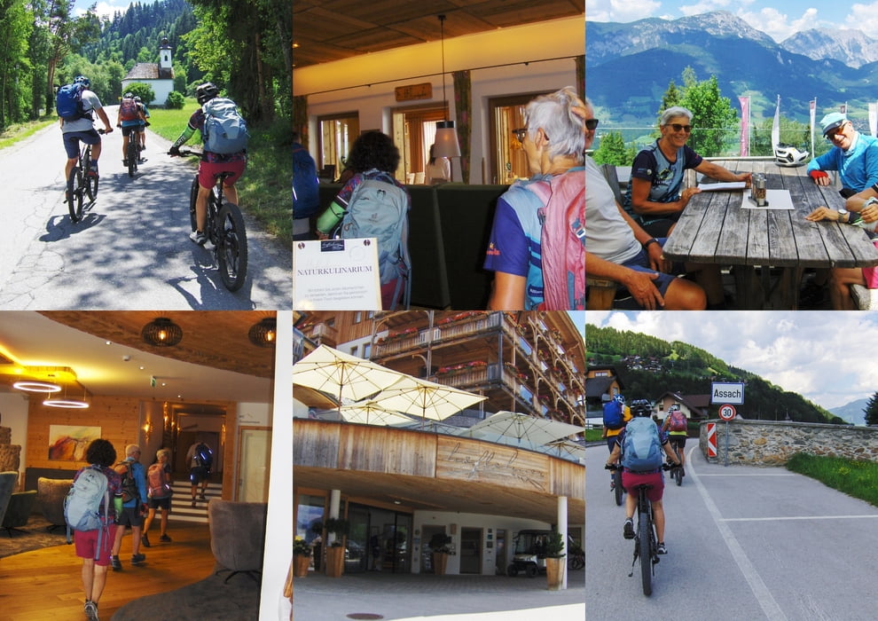 Auffahrt Rupertin, Hotel Höflehner, eintrudeln in Assach