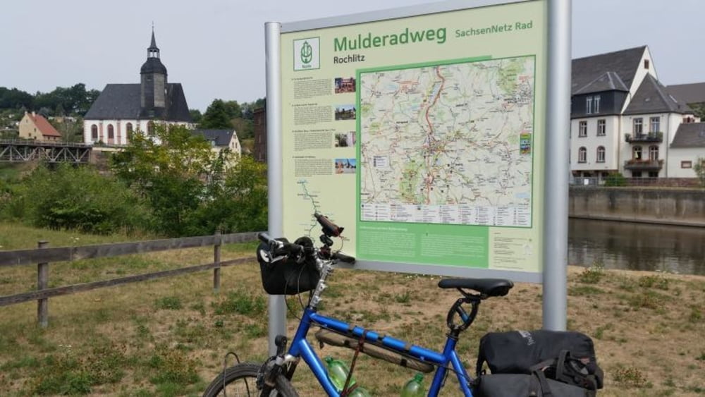 275. Zwickauer Mulde, Sächsische Mittelgebirgs Tour und Freiberger Mulde Radweg - Radtour