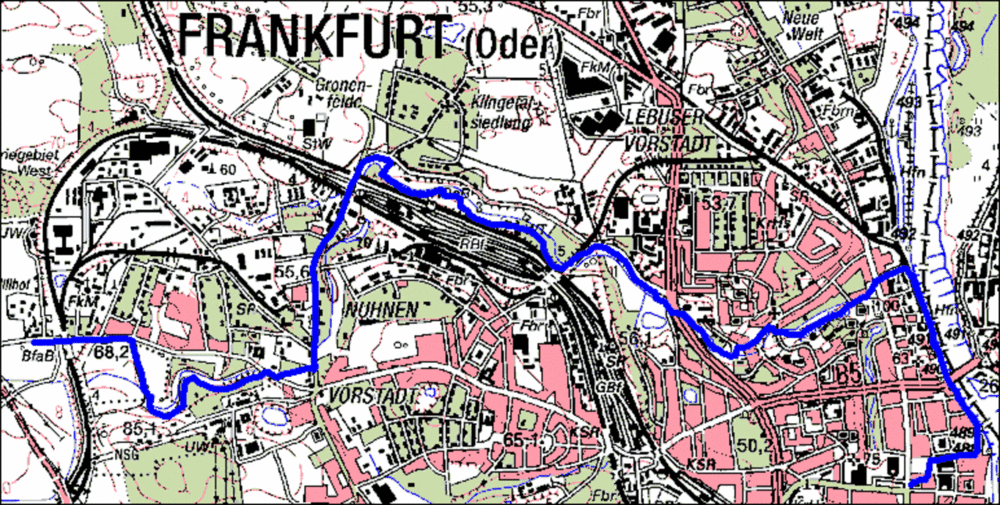 074) Von der Mündung ins Quellgebiet der Klinge