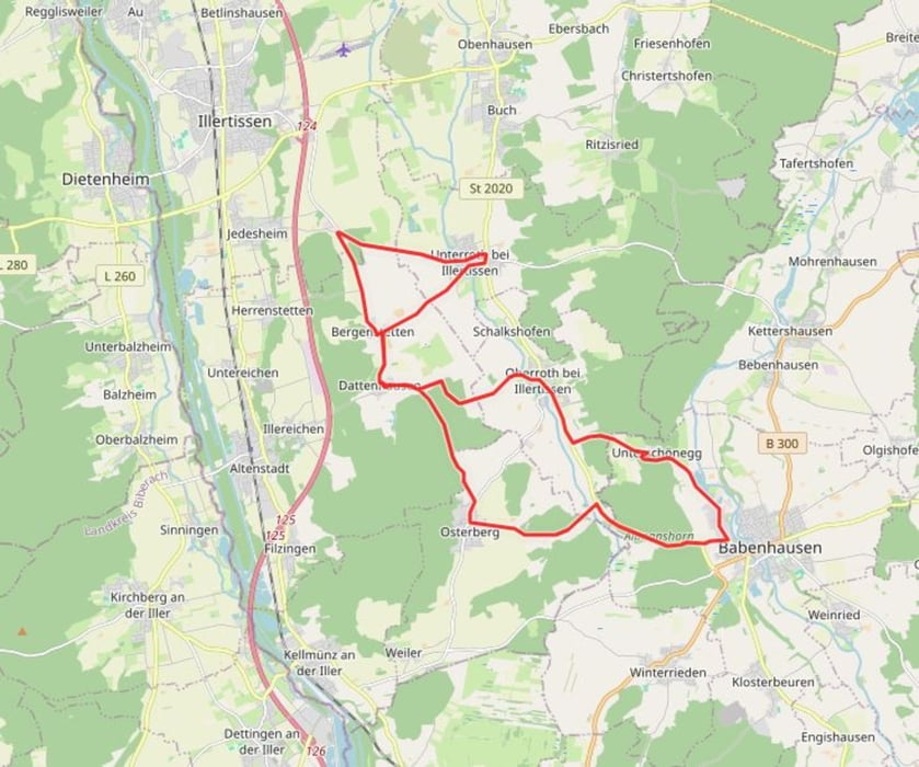 Unterroth Babenhausen Bike 30km