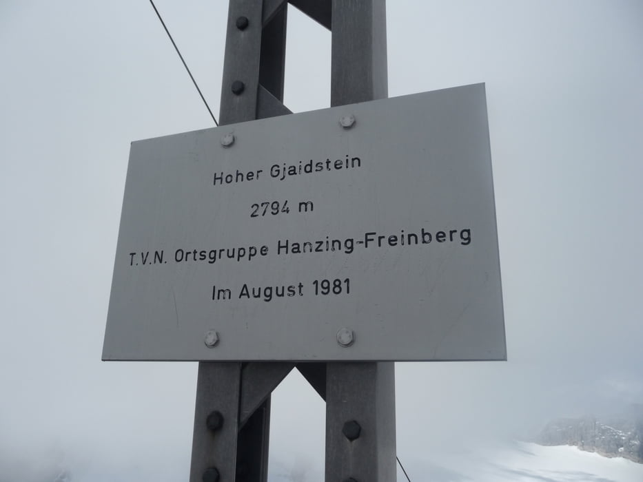 Gjaidalm - H.Gjaidstein - Obertraun 3.10.14 (20.5 km)