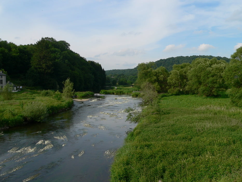 Kanu fahren auf der Semois
