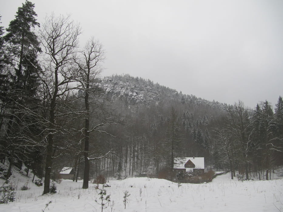 In der Sächsischen Schweiz auf dem Goldsteig unterwegs