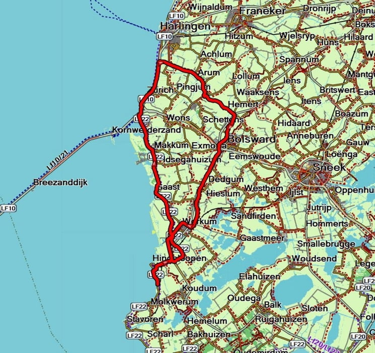 Tour am Ijsselmeer