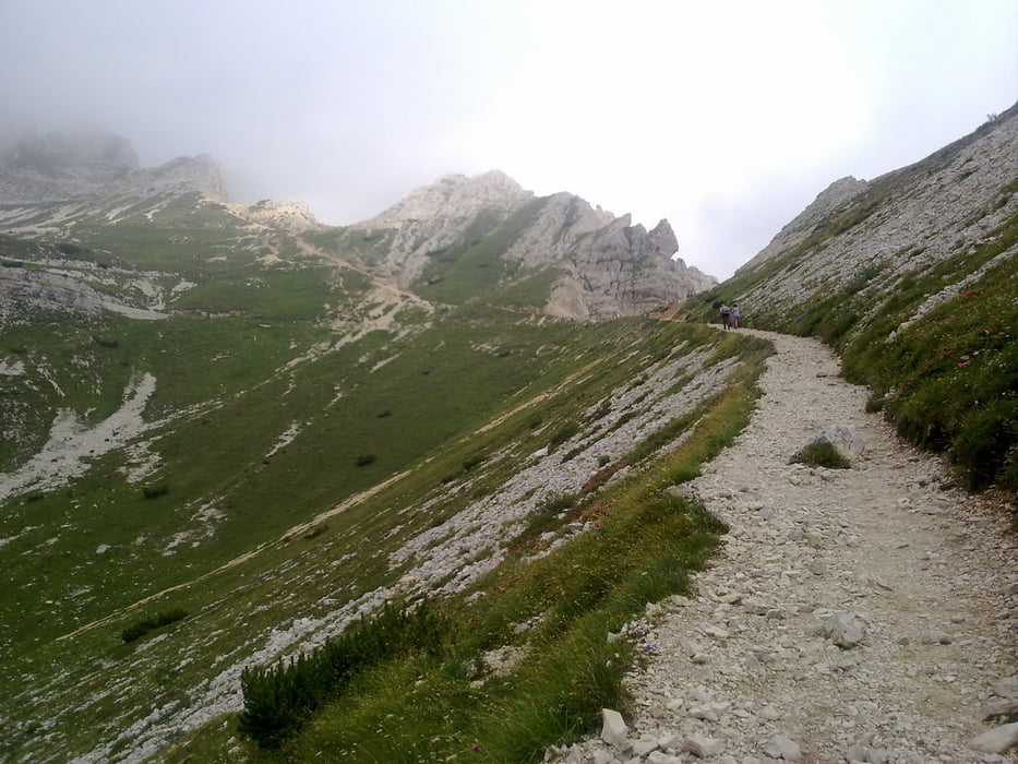 Monte Carega: Rif. Fraccaroli da Rif. Revolto - solo salita