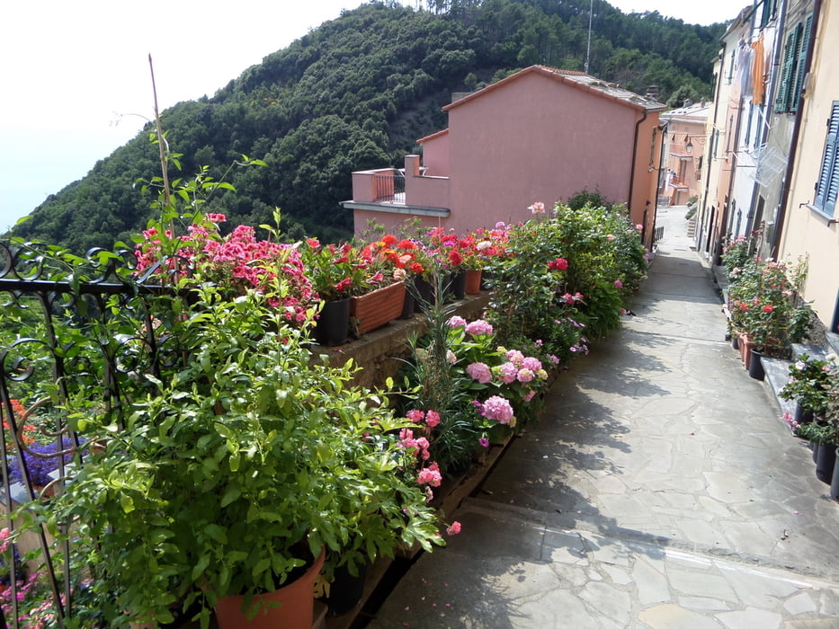 Durch den stillgelegten Eisenbahntunnel von Levanto nach Bonasola und hinauf nach Framura und Anzo