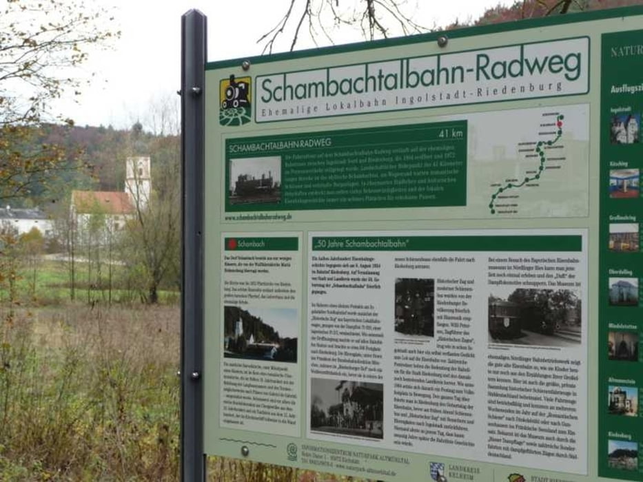 Schambachtalbahn-Radweg Bettbrunn Variante 