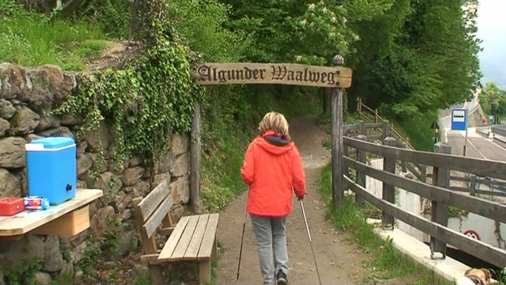 Wandern Südtirol: Algunder Waalweg, Tappeiner Promenade