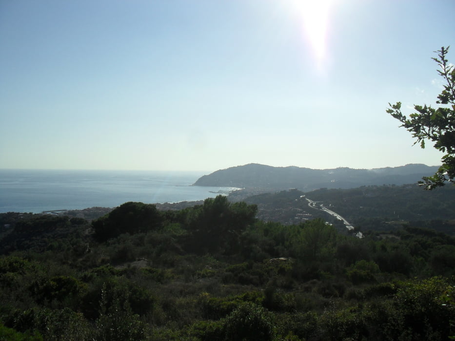 Trails auf dem Colle di Cervo