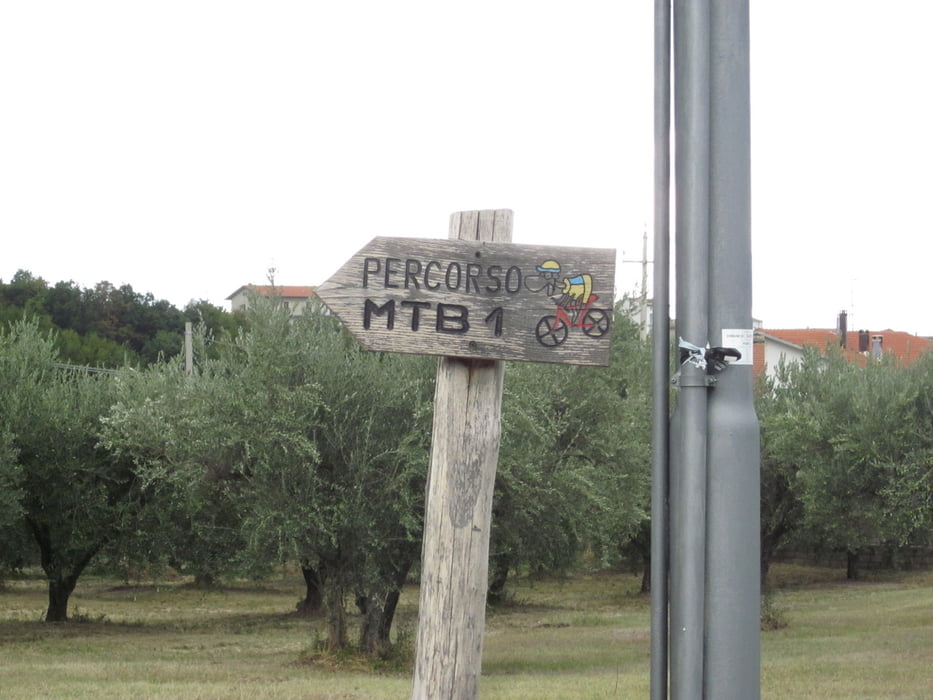 Rundtour um Rapino; MTB Percorso Nr. 1