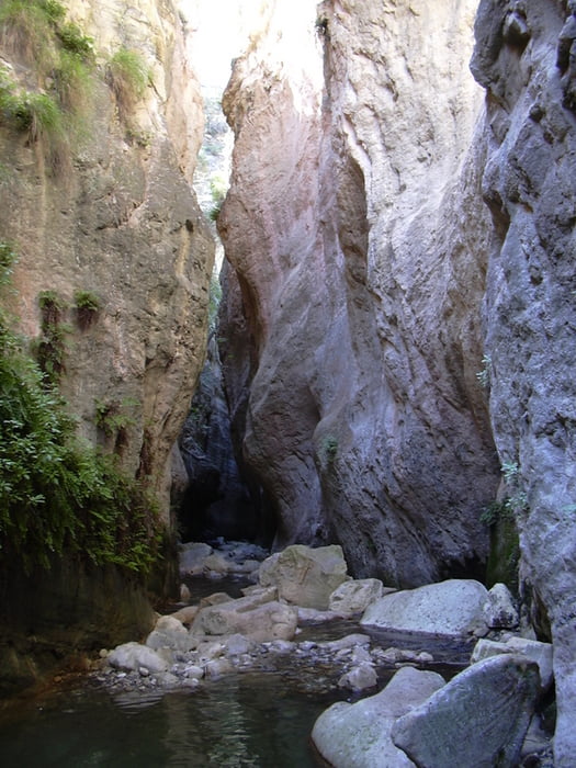 The Avakas Gorge near Paphos in Cyprus