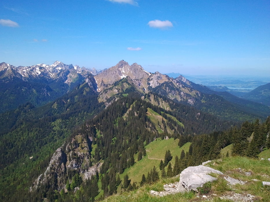 Das Ammergebirge von Oberammergau nach Halblech