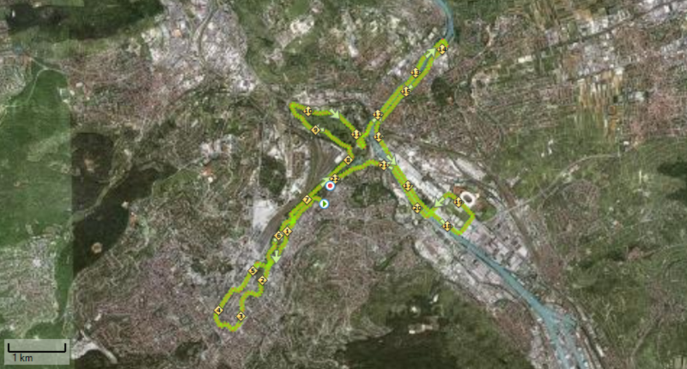 Vatertags City Lauf - 22km Training 