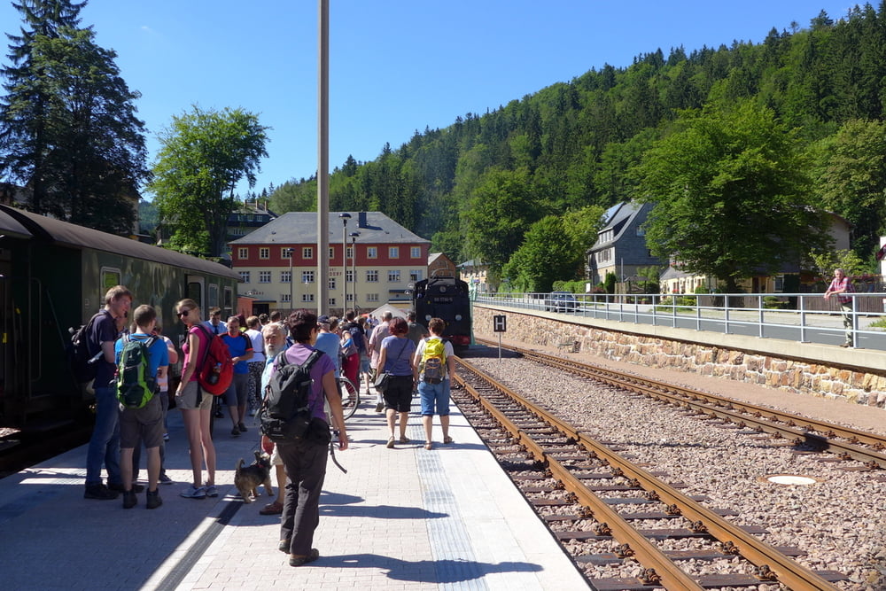 Parallel zur Weißeritztalbahn ab Kipsdorf nach FTL – Cossmannsdorf