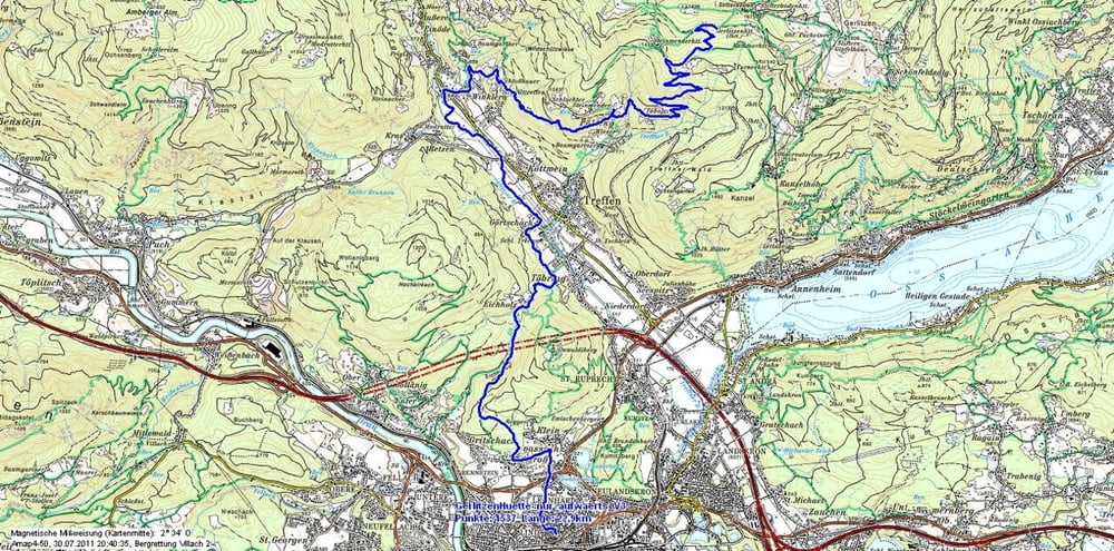 Villach Gerlitzen(hütte) - am wenigsten Asphalt - die Dritte