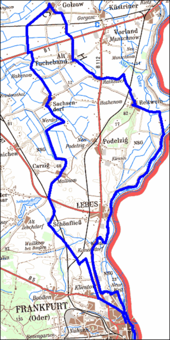 083) Frankfurt - Reitwein - Golzow - Mallnow - FF