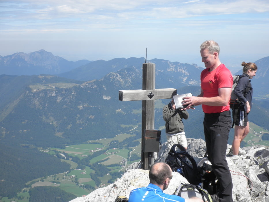Pfeiffenmacherbrücke (Ramsau) zur Schärtenspitze (2153m)