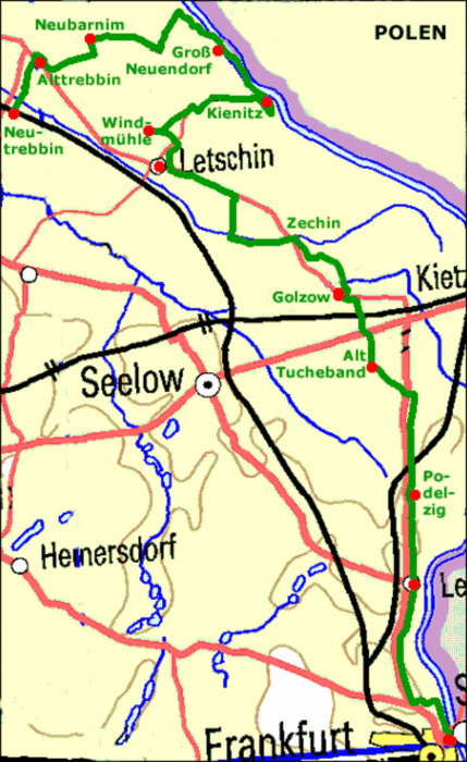 093) Neutrebbin - Letschin - Golzow - Podelzig - Frankfurt