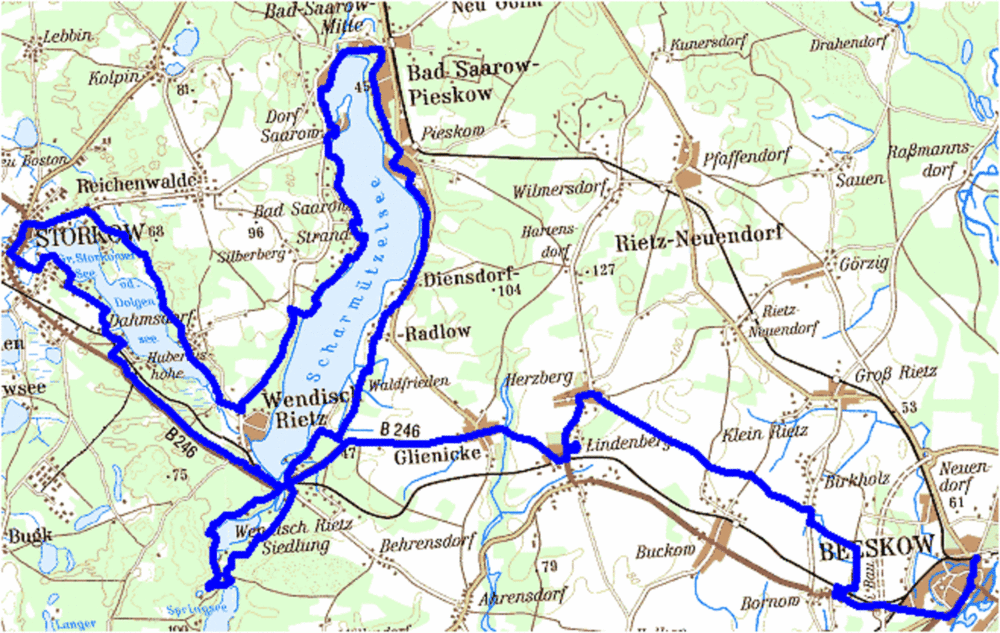 052) Wendisch Rietz - Bad Saarow - Storkow - Beeskow