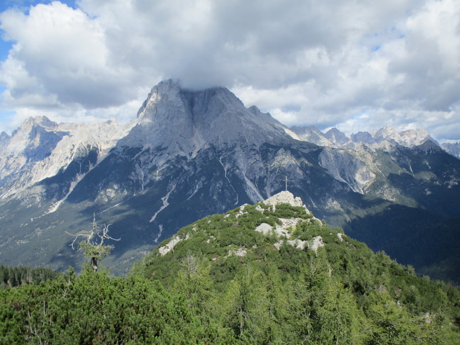 Escursione a Monte Rite, Dolomiti di Zoldo