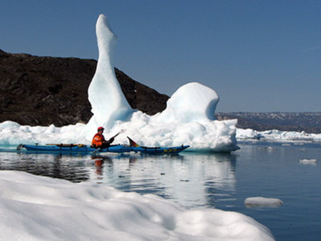 Grönland, mit dem Kajak zum Inlandeis 