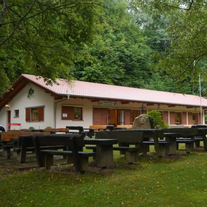 Pfälzer Rundwanderung mit Einkehr -  Gräfenstein Hütte