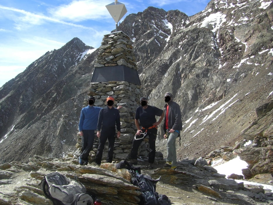 Von der Similaunhütte zur Ötzi-Fundstelle
