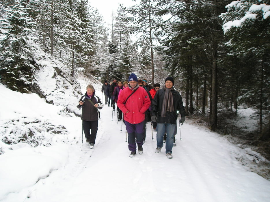 Winterwanderung Martinau - Griessau (Lechtal)