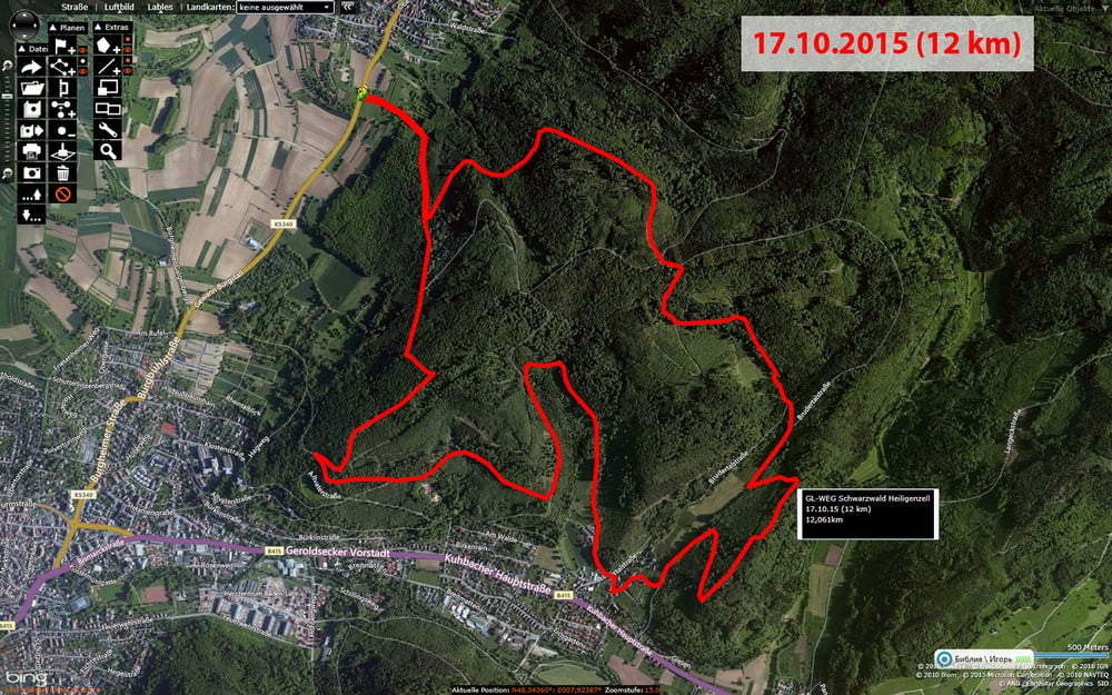 Heiligenzell 17.10.2015 (12 km)