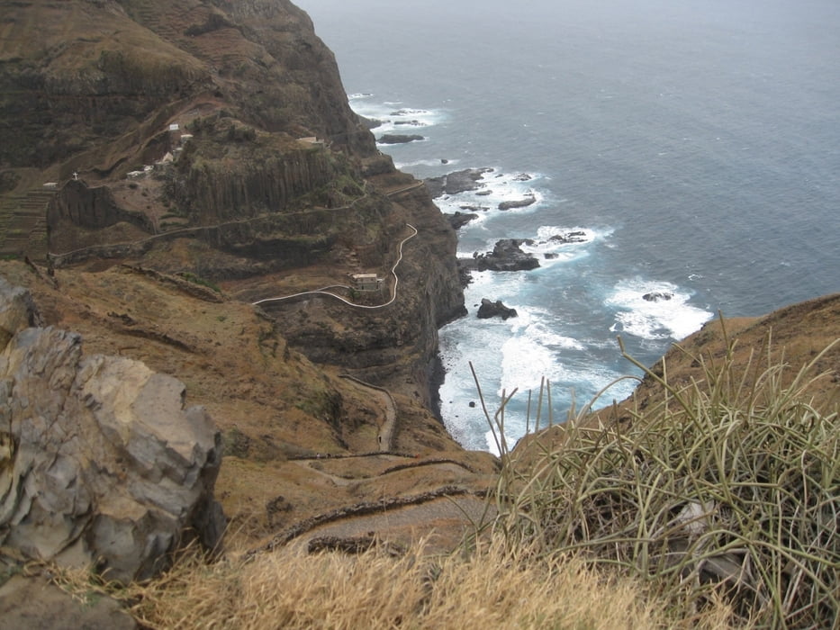 Wilde Küste von Santo Antao