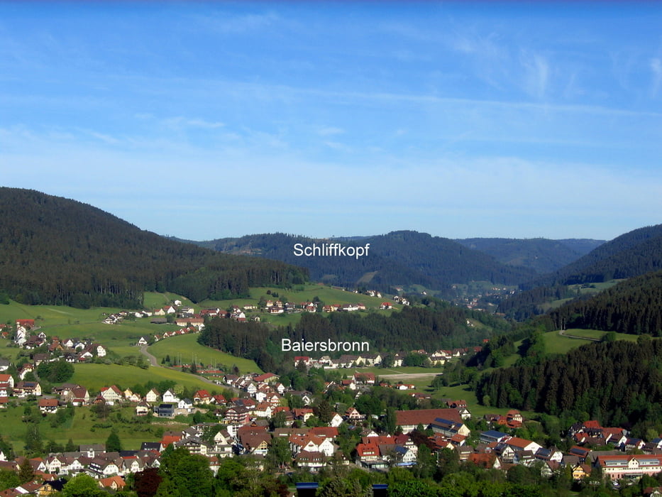 Baiersbronn Schiltach Elmlisberg und zurück