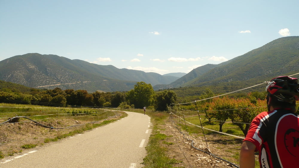 "Ausrollen" über Veaux, Buis-le-Baronnies und Propriac