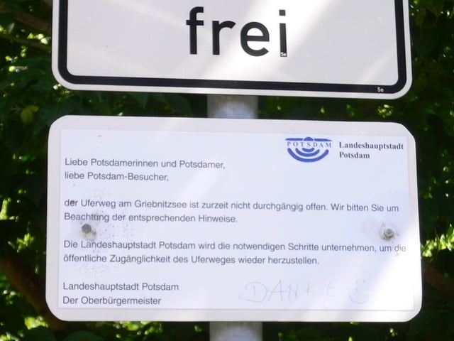 Berliner Mauerweg, zzt. nicht zu empfehlen!
